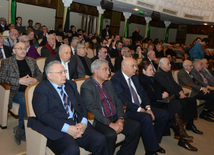 Ceremony of farewell with Magsud Ibrahimbeyov. Azerbaijan, Baku 23 match, 2016 